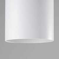 Plafondlamp Tube Plus – Wit & Aluminium