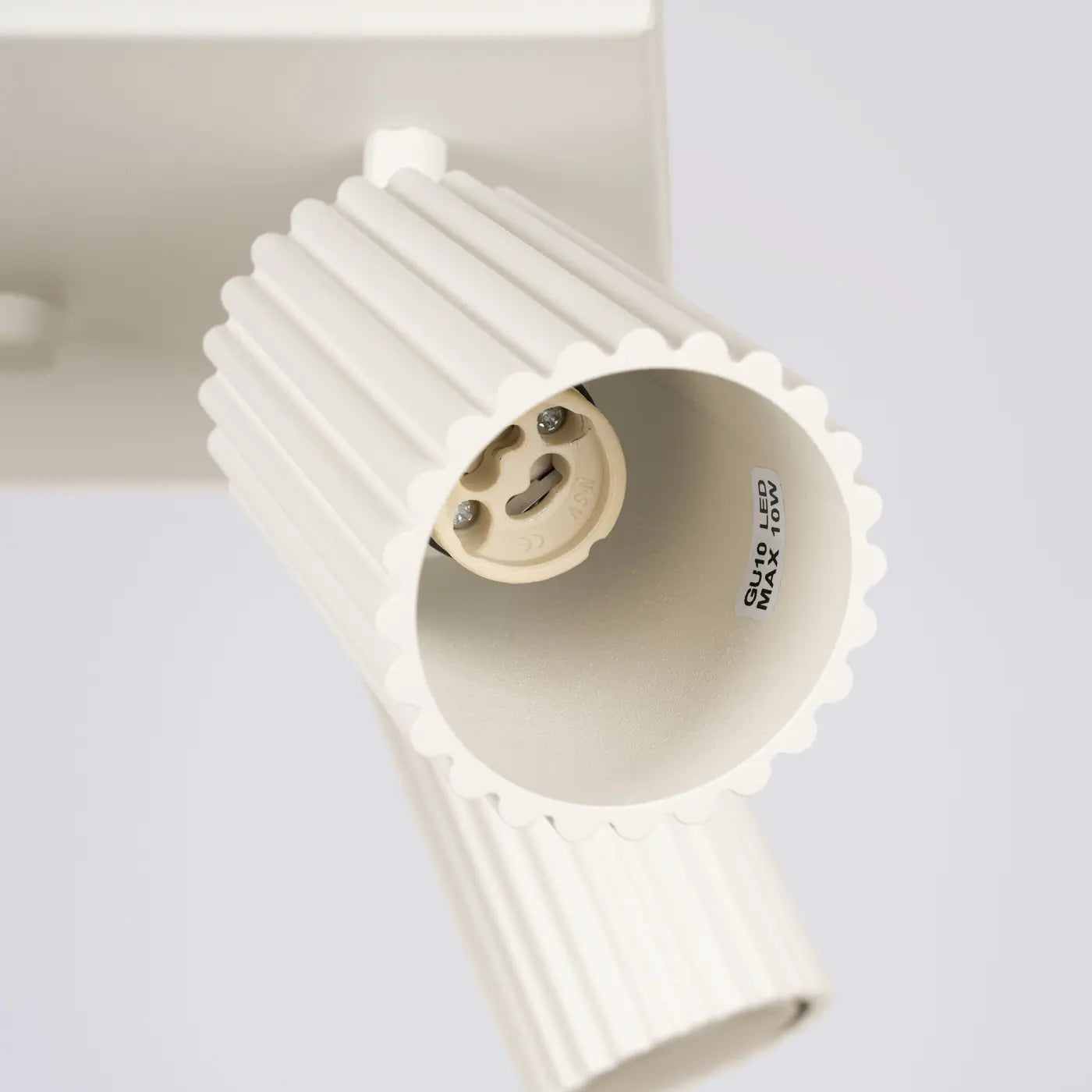 Plafondlamp Japandi 4S – Beige & Aluminium