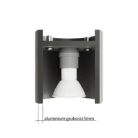 Plafondlamp Anthra Rondo – Antraciet & Aluminium