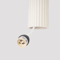 Hanglamp Japandi 1 – Beige & Aluminium