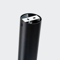 Plafondlamp Tube 2-Tone 22 – Zwart & Staal