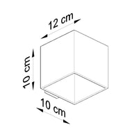 Wandlamp Square 1 – Grijs Beton