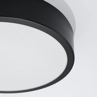 Plafondlamp Ufo Thin 30 – Zwart & Aluminium