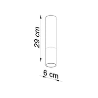 Deckenstrahler Tube – Schwarz & Chrom & Stahl