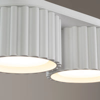 Spots Japandi Double-XS – Wit & Aluminium