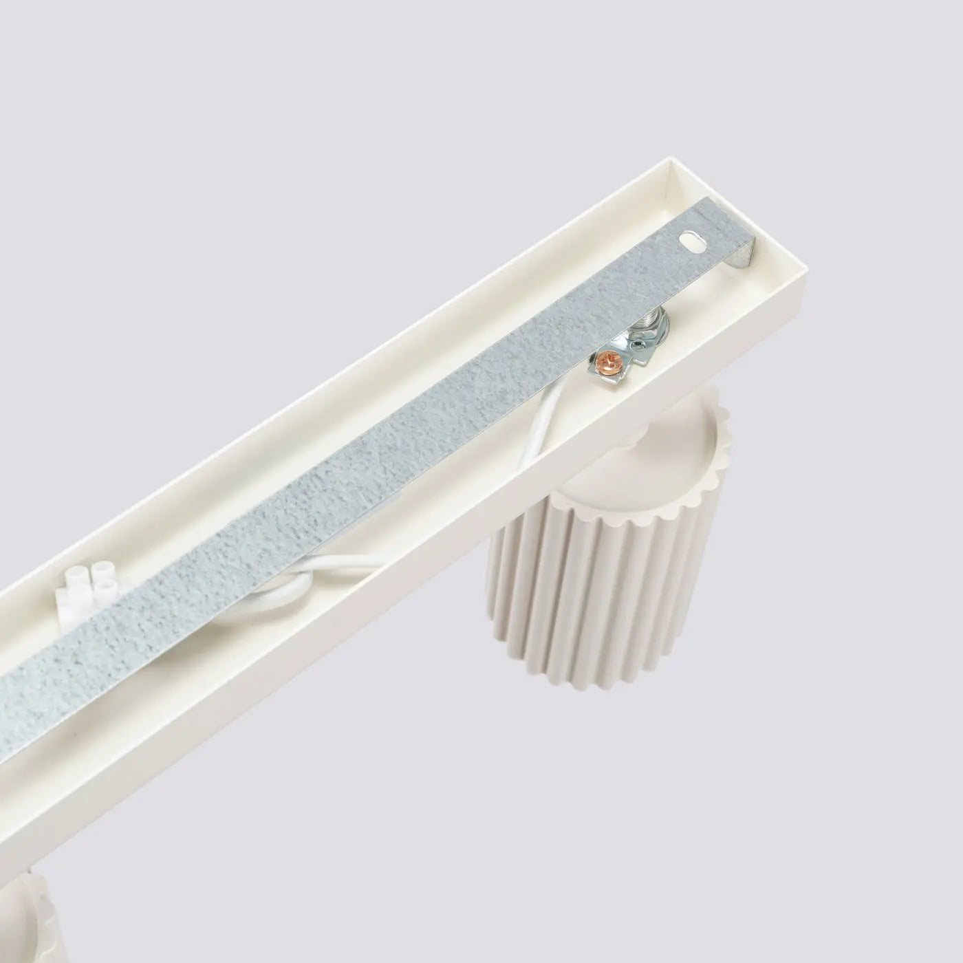 Deckenleuchte Japandi 3 – Beige & Aluminium