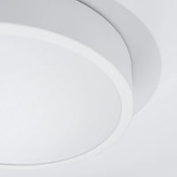 Deckenleuchte Ufo Thin 30 – Weiß & Aluminium