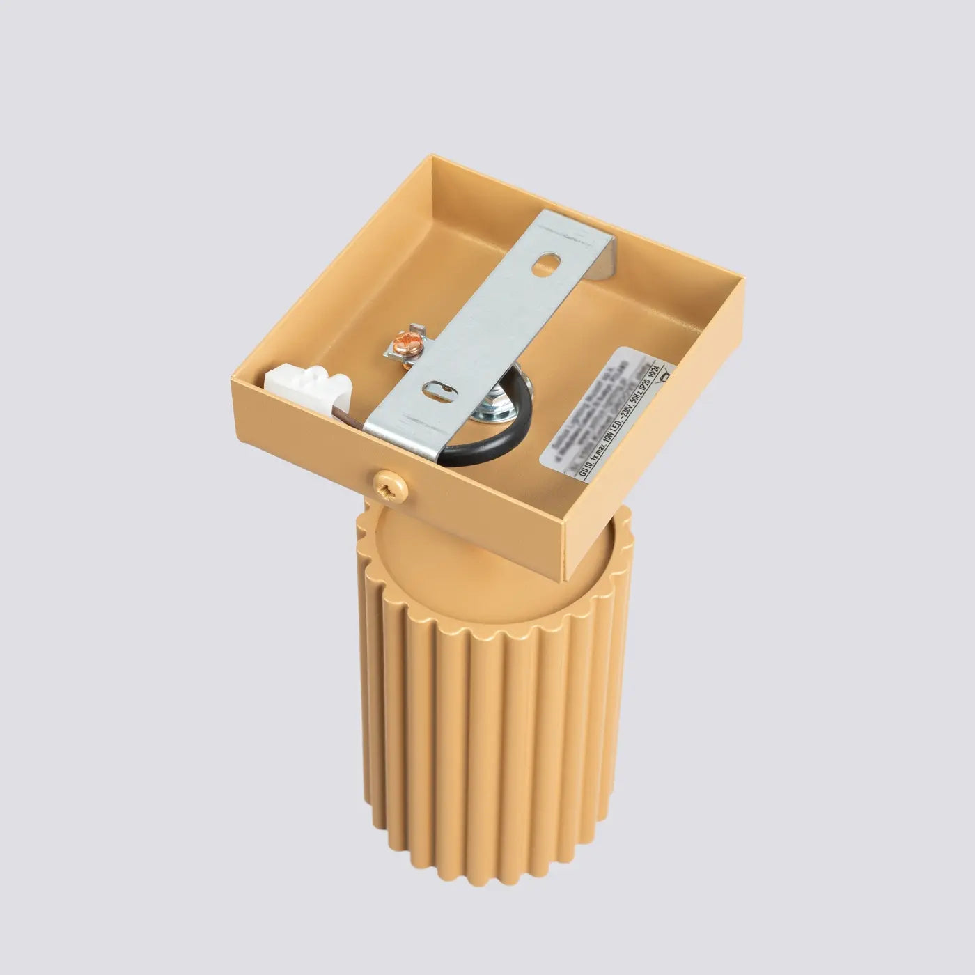 Wandleuchte Japandi – Gold Aluminium