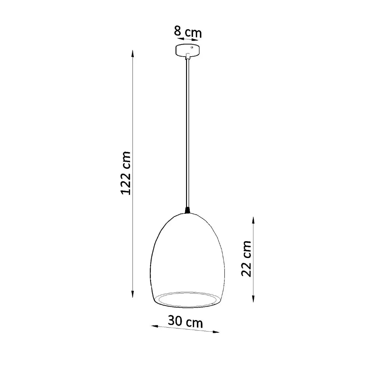 Pendelleuchte Bowl – Weiß & Keramik