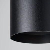 Deckenleuchte Tube Plus – Schwarz & Aluminium