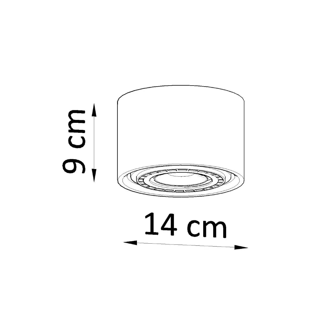 Plafondlamp Rondo 3 – Grijs & Beton