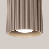 Spots Japandi Single – Taupe & Aluminium