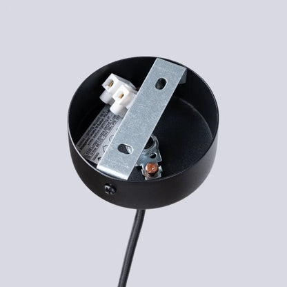 Pendelleuchte Candle 1 – Schwarz & Stahl