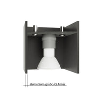 Pendelleuchte Square 1 – Weiß & Aluminium