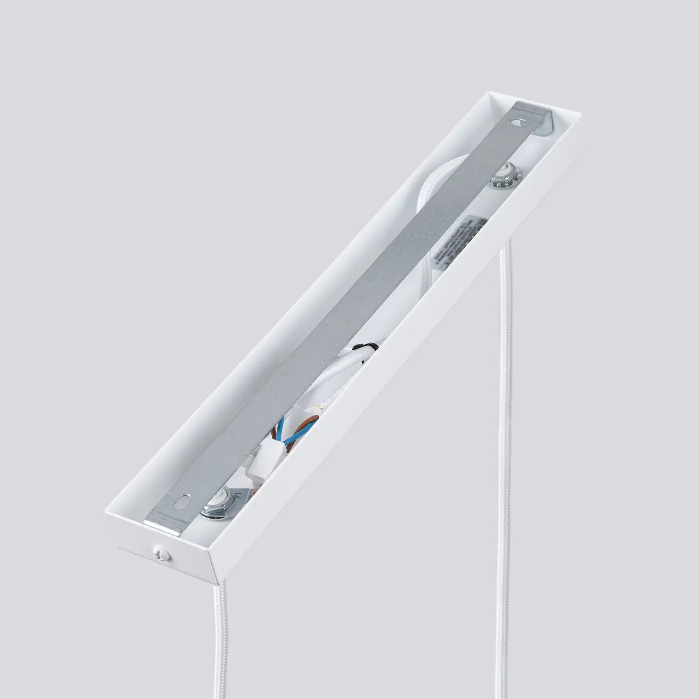 Hanglamp Japandi 2 – Wit & Aluminium
