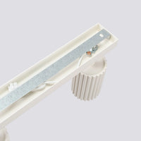 Deckenleuchte Japandi 4 – Beige & Aluminium