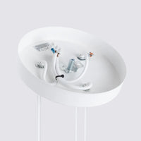 Hanglamp Japandi 3p – Wit & Aluminium