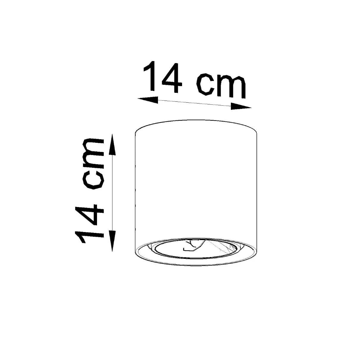 Plafondlamp Rondo 2 – Grijs Beton