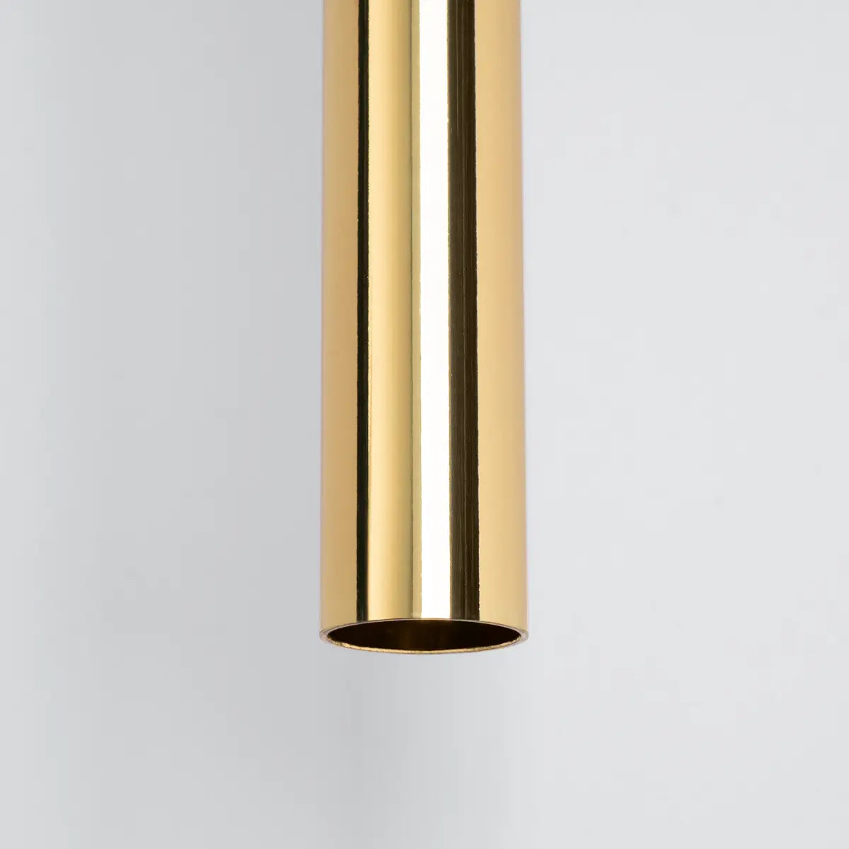 Pendelleuchte Matita 1 – Gold & Stahl
