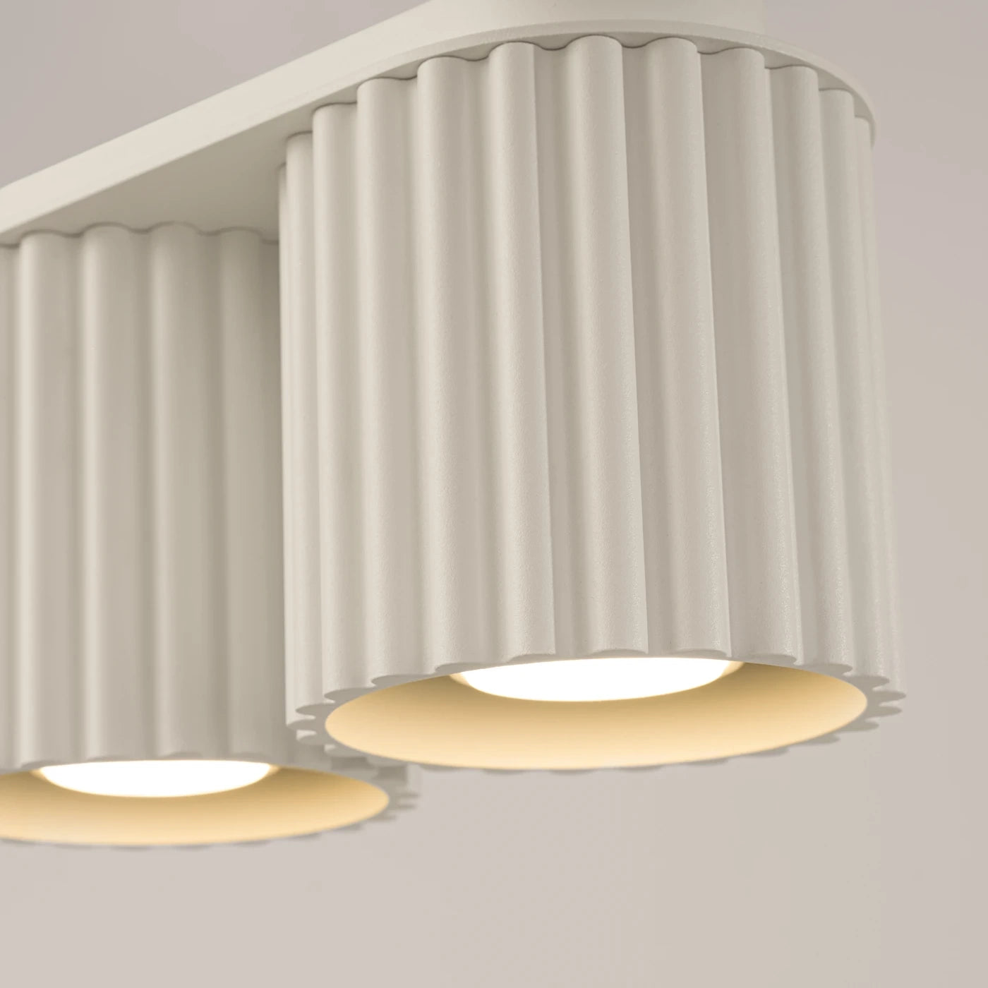 Spots Japandi Double – Beige & Aluminium