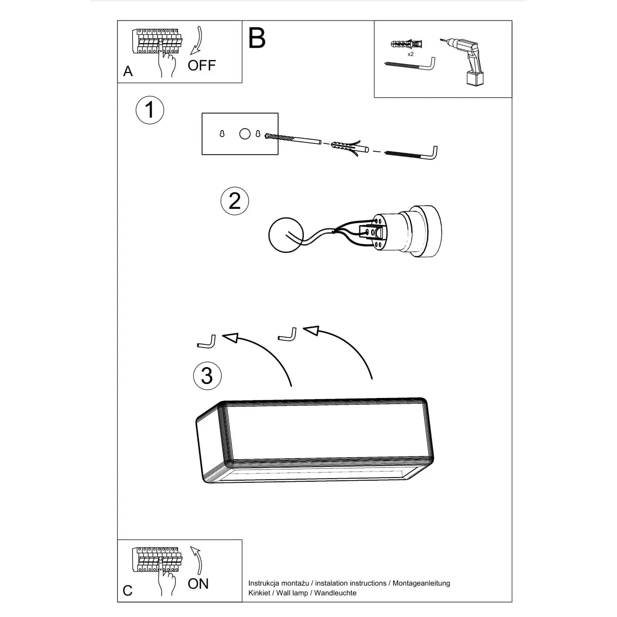 Wandlamp Frozen 2 – Wit Keramiek & Glas