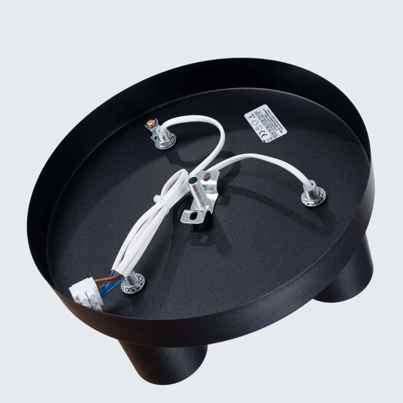 Deckenleuchte Tube 3R – Schwarz & Stahl