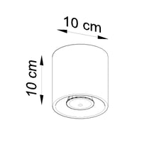 Plafondlamp Anthra Rondo – Antraciet & Aluminium