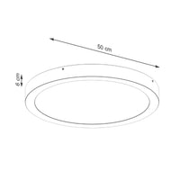 Plafondlamp Ufo Thin 50 – Zwart & Aluminium