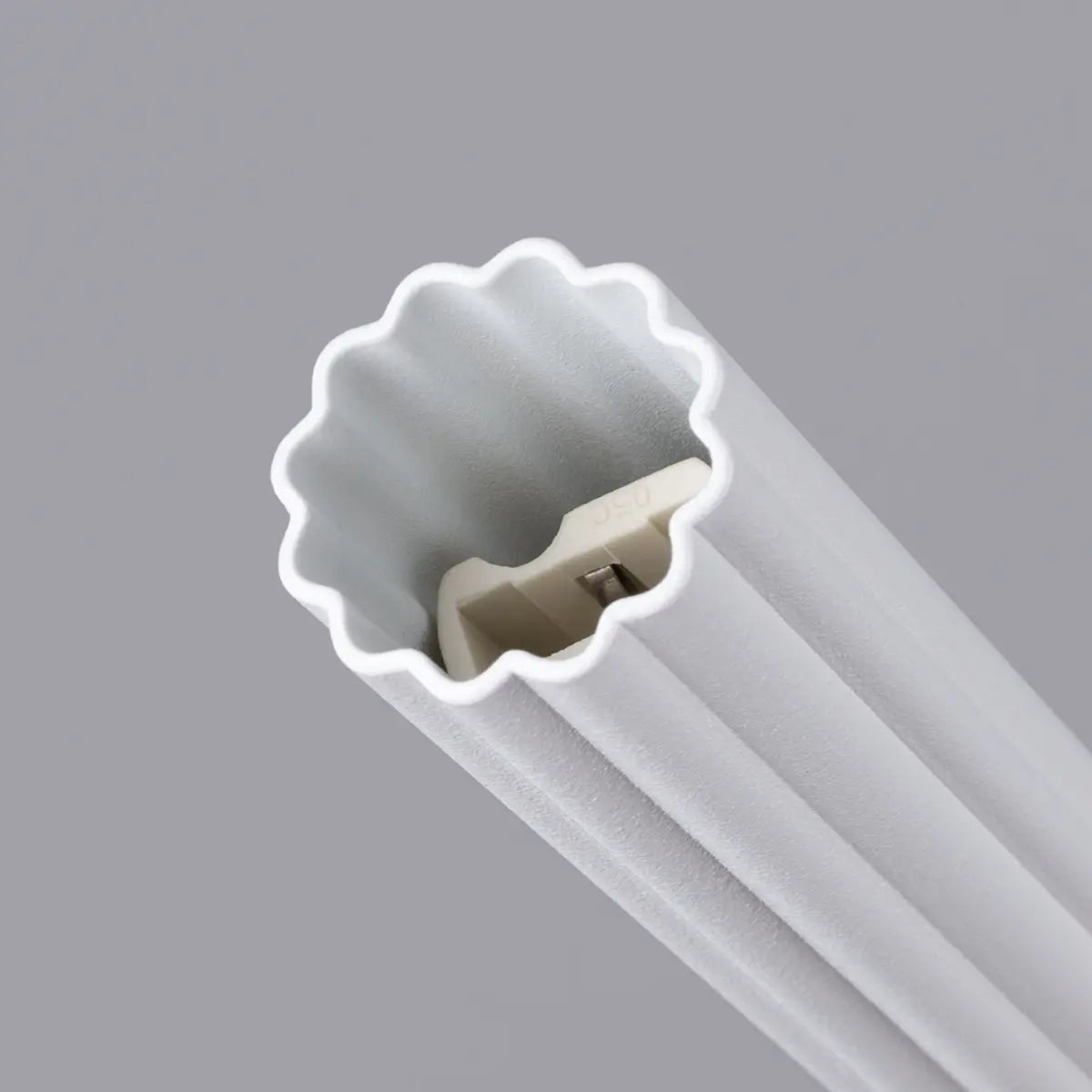 Pendelleuchte Candle 1 – Weiß & Stahl