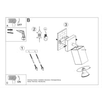 Wandlamp Square 1 – Wit & Staal