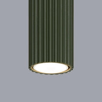 Plafondlamp Japandi 60 – Groen & Aluminium