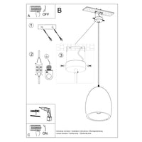 Pendelleuchte Bowl – Weiß & Keramik