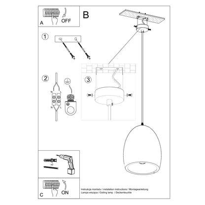 Hanglamp Bowl – Wit & Keramiek