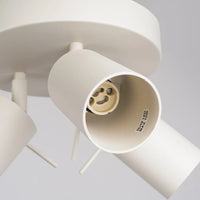 Plafondlamp Rondo 3R – Beige & Staal