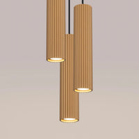 Hanglamp Japandi 3P – Goud Aluminium