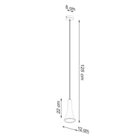 Pendelleuchte Tab 1 – Grau & Beton & Schwarz & Stahl