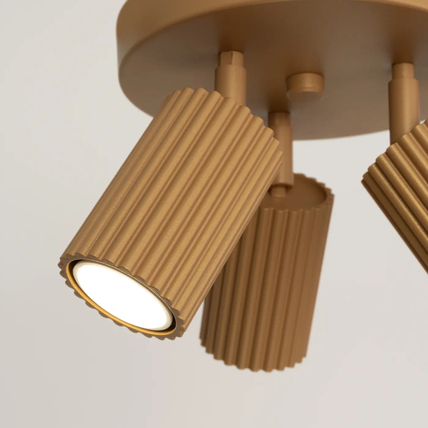 Plafondlamp Japandi 3P – Goud Aluminium
