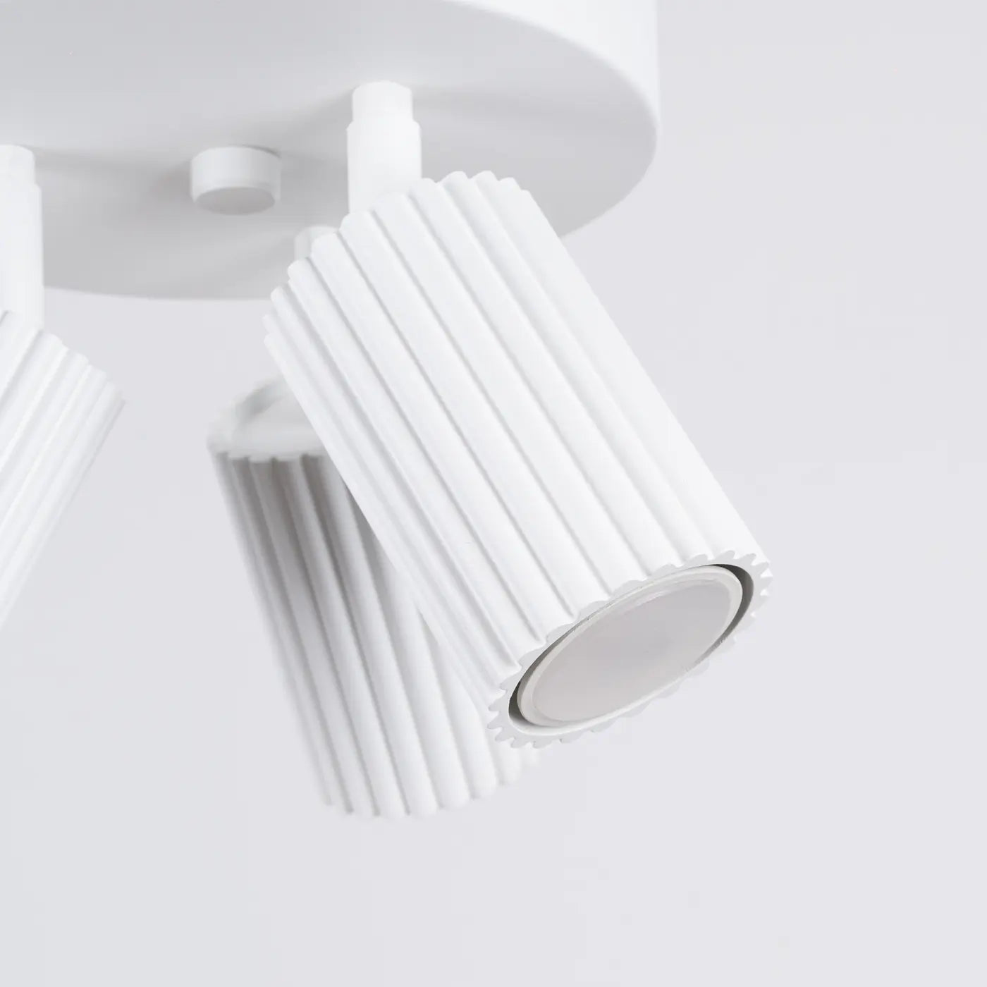 Deckenleuchte Japandi 3P – Weiß Aluminium