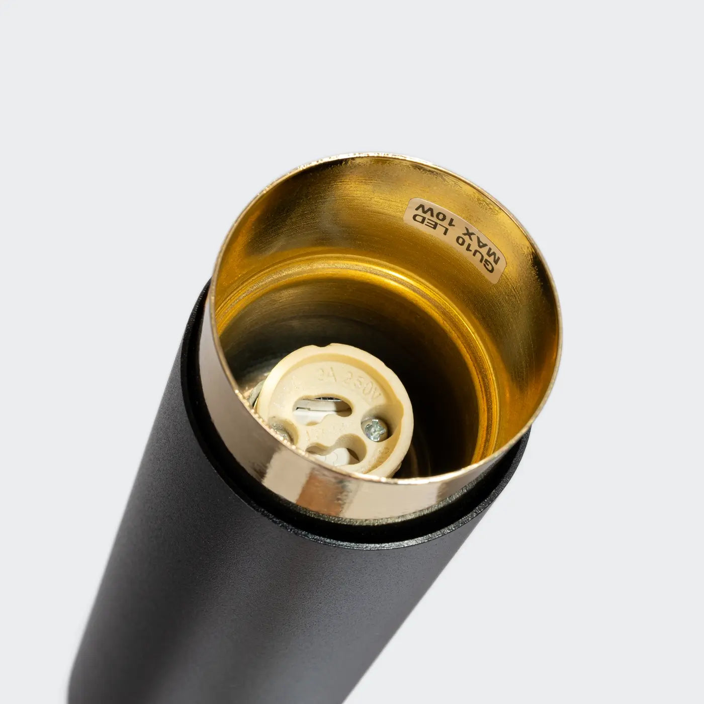 Plafondlamp Tube 2-Tone 12 – Zwart & Goud
