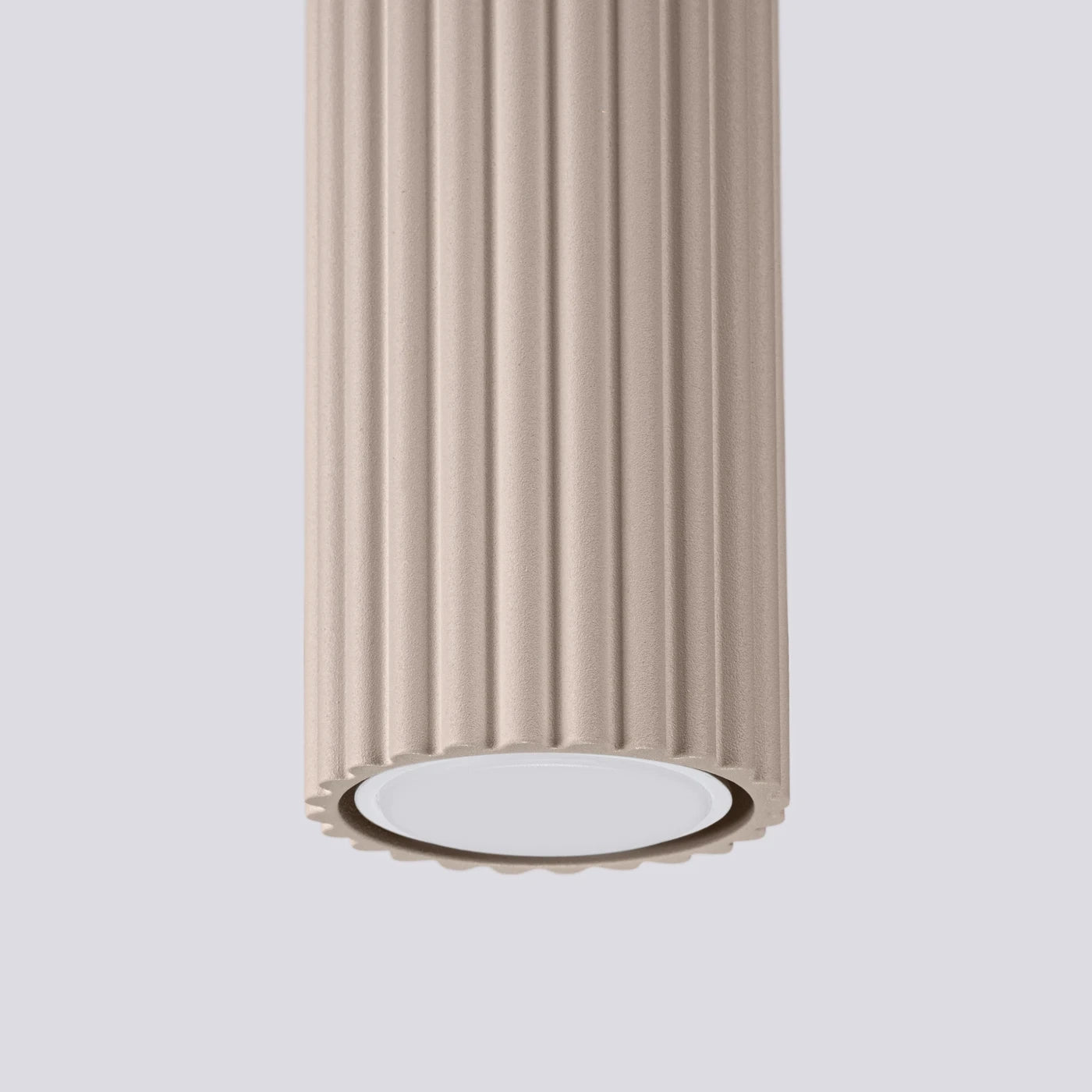 Deckenstrahler Japandi 20 – Taupe & Aluminium
