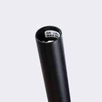 Pendelleuchte Prysma Long 1 – Schwarz & Stahl