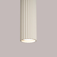 Hanglamp Japandi 1 – Beige & Aluminium