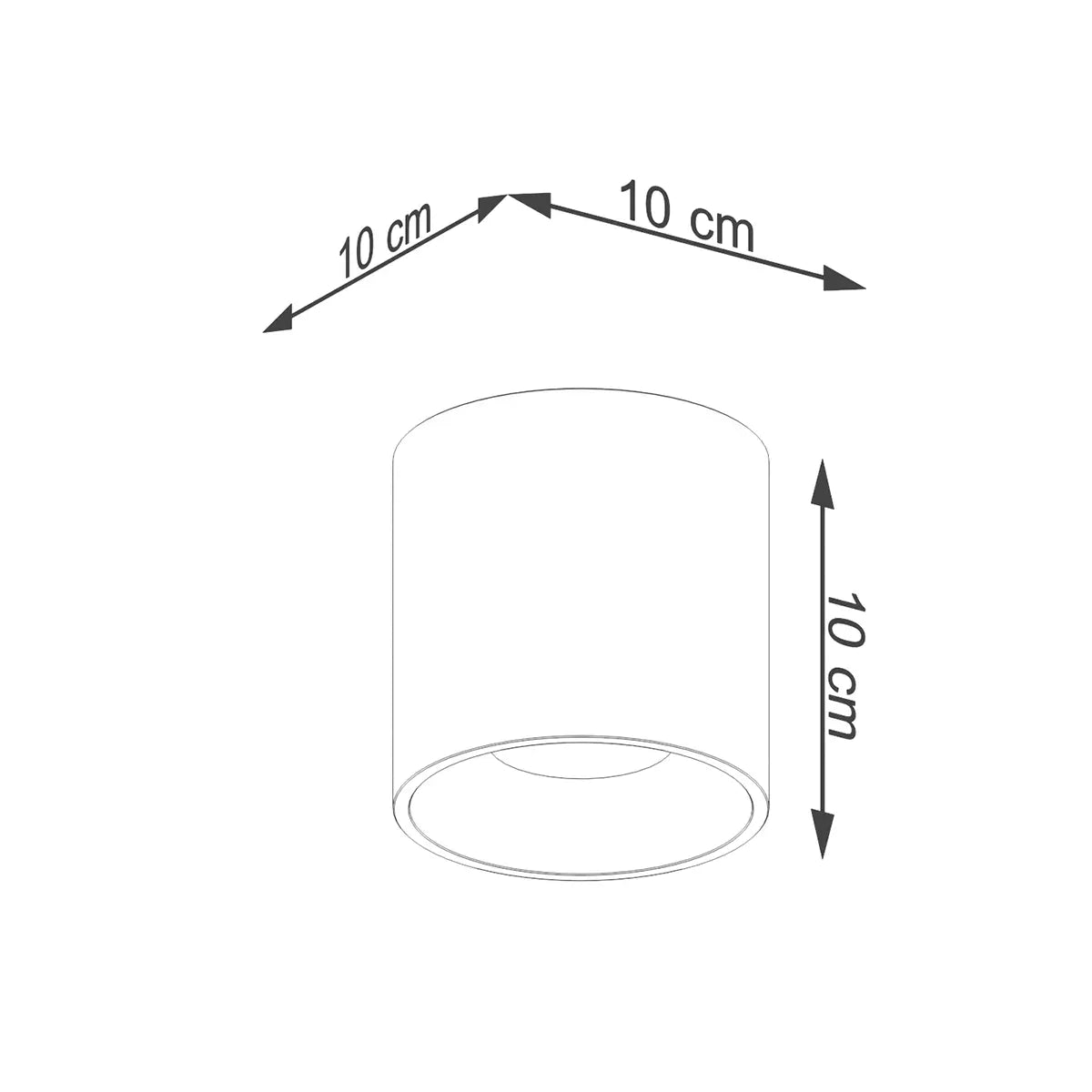 Plafondlamp Rondo 1 – Goud & Aluminium
