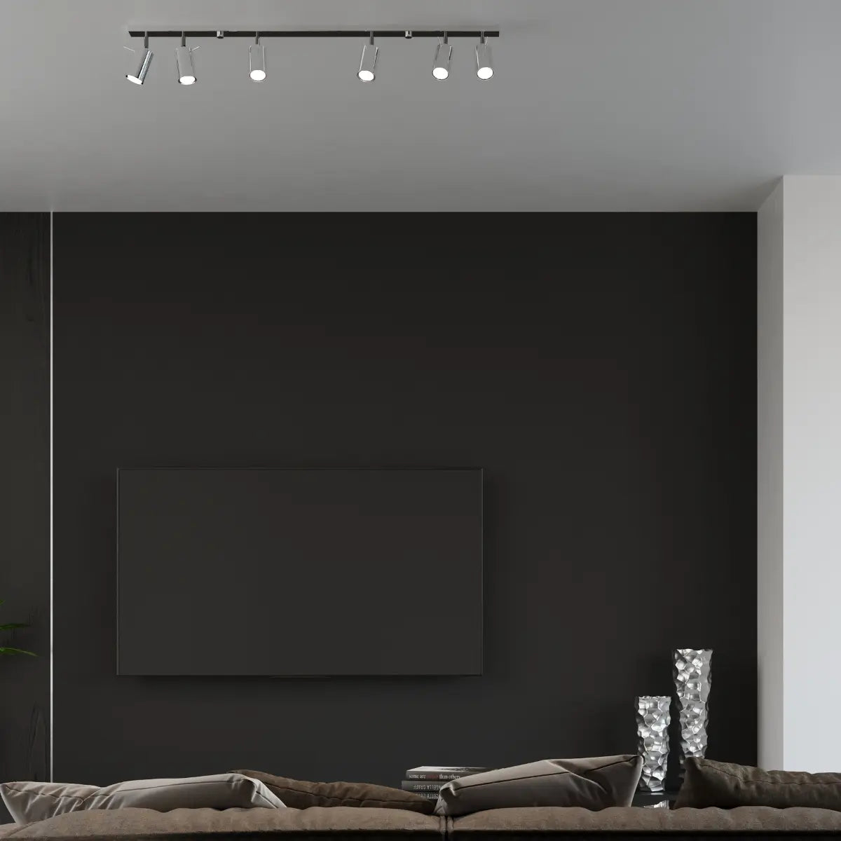 Wandleuchte Rondo 1 – Silber & Stahl