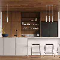 Hanglamp Tube Beton White – Wit & Grijs Beton