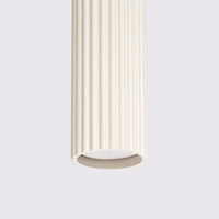 Hanglamp Japandi 1 – Beige & Aluminium