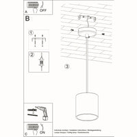 Hanglamp Rondo 1 – Zwart & Aluminium