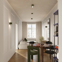 Spots Japandi Double-XS – Olijfgroen & Aluminium