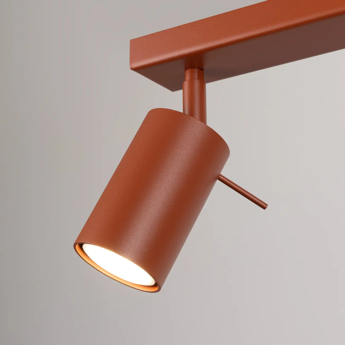 Plafondlamp Rondo 6 – Okerrood & Staal