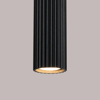 Pendelleuchte Japandi 1 – Schwarz & Aluminium